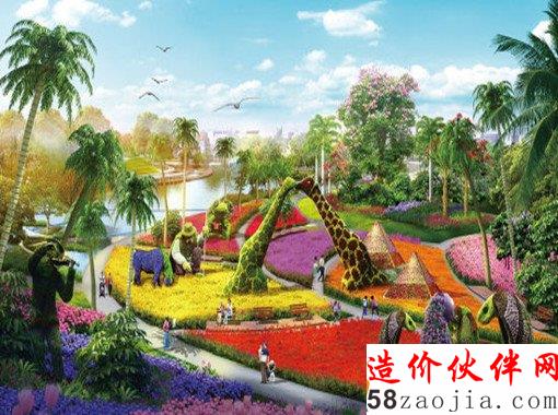 儿童探秘园、百亩花海