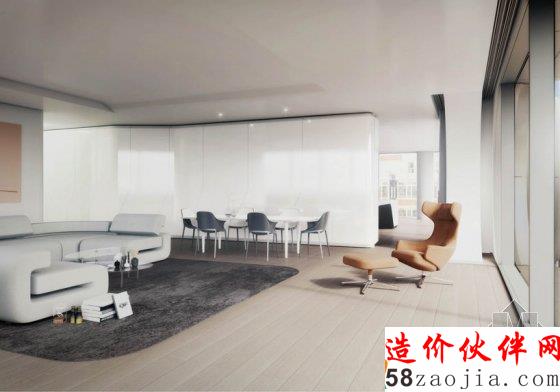 扎哈在曼哈顿设计的住宅 看起来会流动