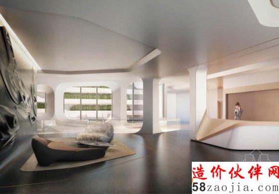 扎哈在曼哈顿设计的住宅 看起来会流动