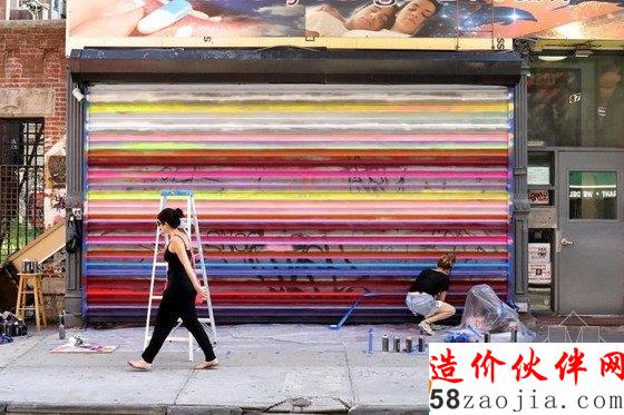 纽约要把一条街变成世界最大画廊