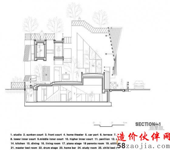 被挤压的豪宅 听说是地震后的产物