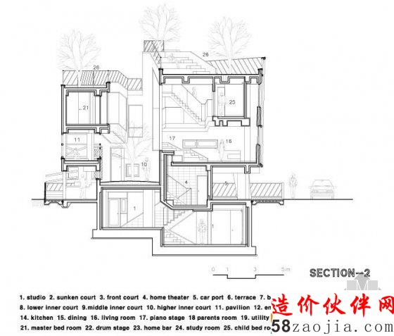 被挤压的豪宅 听说是地震后的产物