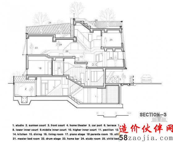 被挤压的豪宅 听说是地震后的产物
