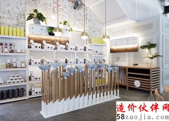 把商品用作内饰设计元素的专卖店 绝对赏心悦目