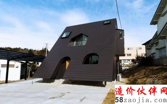 墙“倒”屋不塌!日本岐阜一座斜山墙>