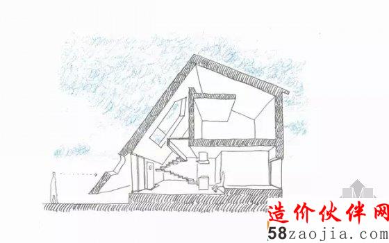 墙“倒”屋不塌!日本岐阜一座斜山墙住宅