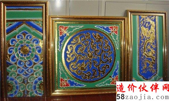 金琢墨石碾玉旋子彩画样稿