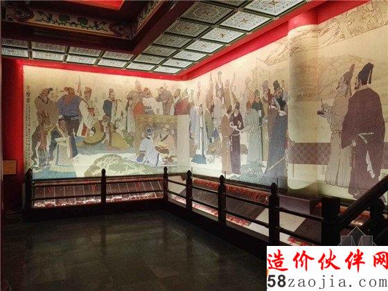 江西人杰长卷壁画