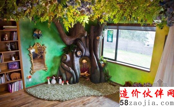 女儿说要童话仙女的大树 然后老爸就真做了!