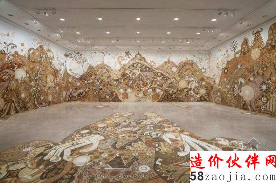 尘土也能用来画画?他用尘土创造满屋子的精灵世界