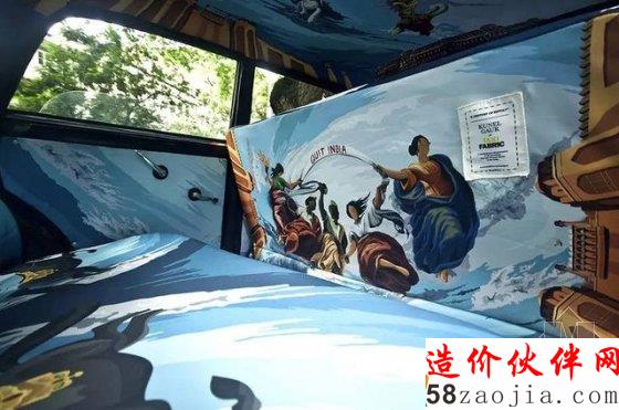 爆改出租车!脑洞大的把风景挪到了车内