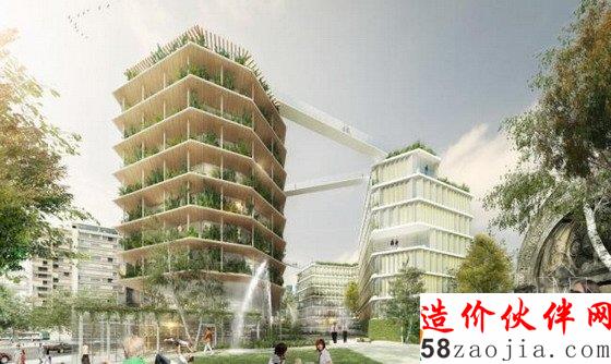 太绿了!巴黎繁茂绿洲和屋顶农场设计方案出炉!