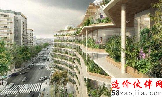 太绿了!巴黎繁茂绿洲和屋顶农场设计方案出炉!
