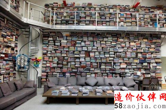 钟爱时装的“老佛爷”居然用图书馆“装饰”家