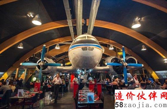 瑞士航空主题餐厅创意新奇 报废飞机变身包厢