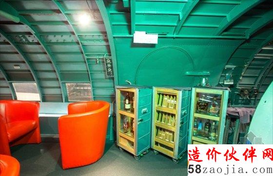 瑞士航空主题餐厅创意新奇 报废飞机变身包厢