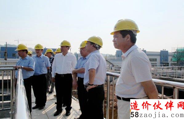 省住建厅杜挺副厅长赴我市第三污水处理厂二期工程考察调研1