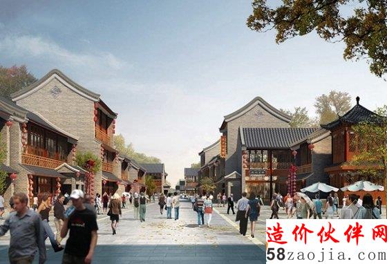 07-特色商业区透视风格二