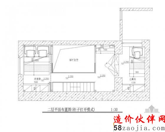19㎡开间 寸土不让变身四室两厅一厨一卫