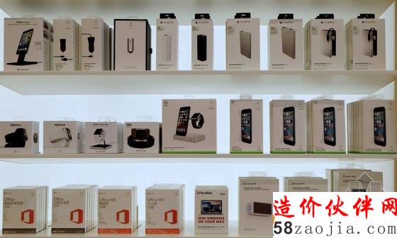 天津开了一家种了树的苹果店旗舰店