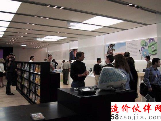 天津开了一家种了树的苹果店旗舰店