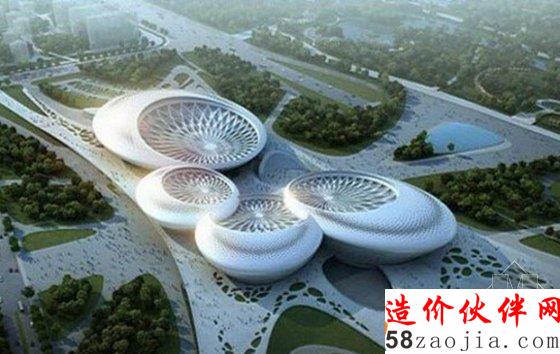 江苏大剧院90%外幕墙安装完毕