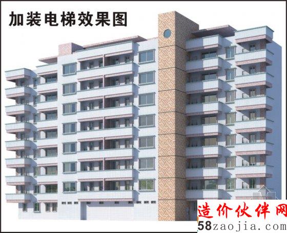 加装电梯效果图