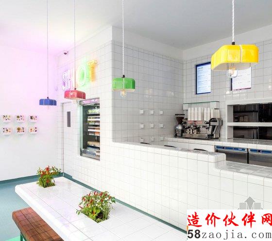 伦敦这间咖啡餐吧,你觉得是实验室还是卫生间风格?