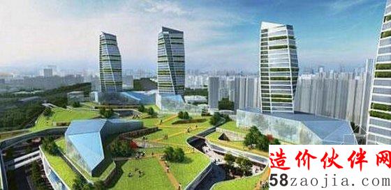 西安领事馆区效果图