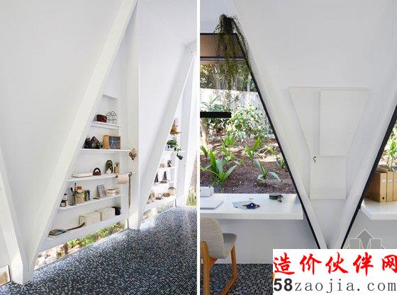 亚热带植物园里 有一个设计感全白工作室