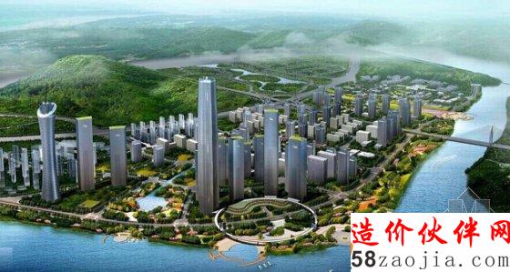 福建三江口片区规划效果图