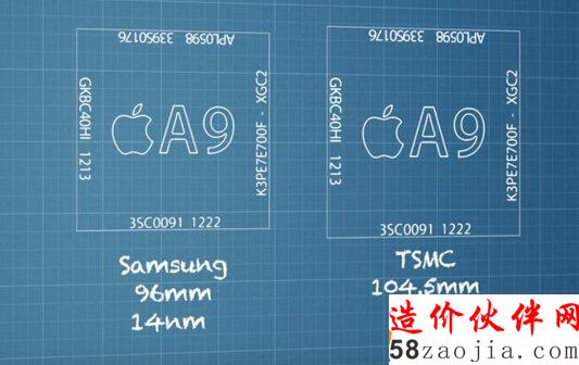 苹果A9处理器拥有两个版本