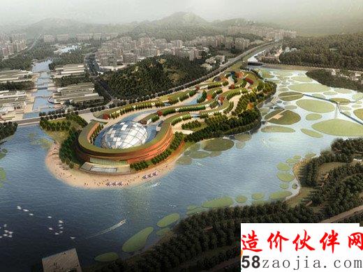 梅子湖生态新区效果图