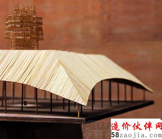 使用竹子和牛粪建造墨尔本展览馆