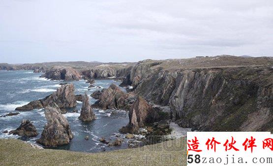 苏格兰岛屿悬崖观景台:圣基尔达中心