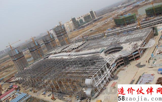 合肥万达文化旅游城万达茂钢结构安装纪实