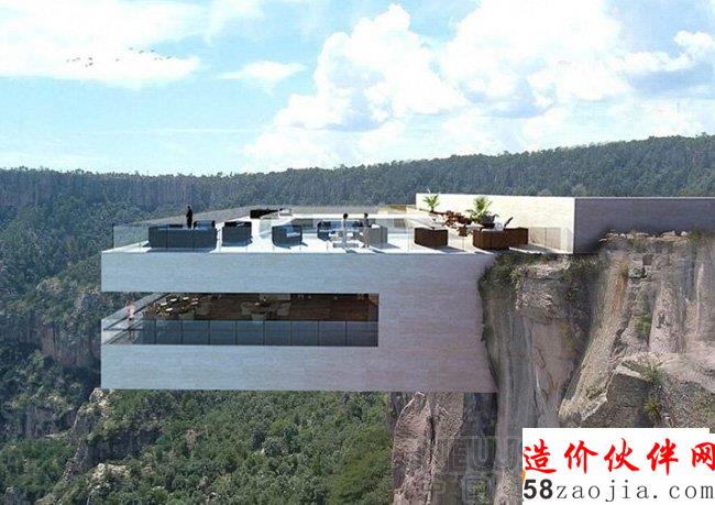 “夹缝中生存”的阿尔卑斯悬崖酒店