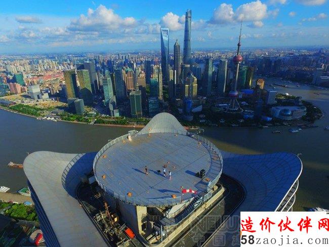 “浦西第一高楼”:上海白玉兰广场