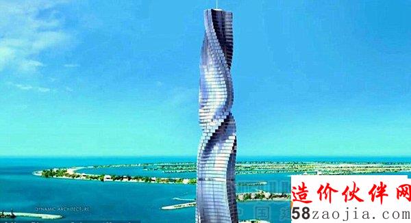 迪拜将建80层旋转式酒店:各楼层均可单独旋转
