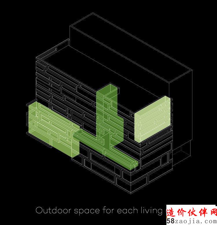 户外空间示意图