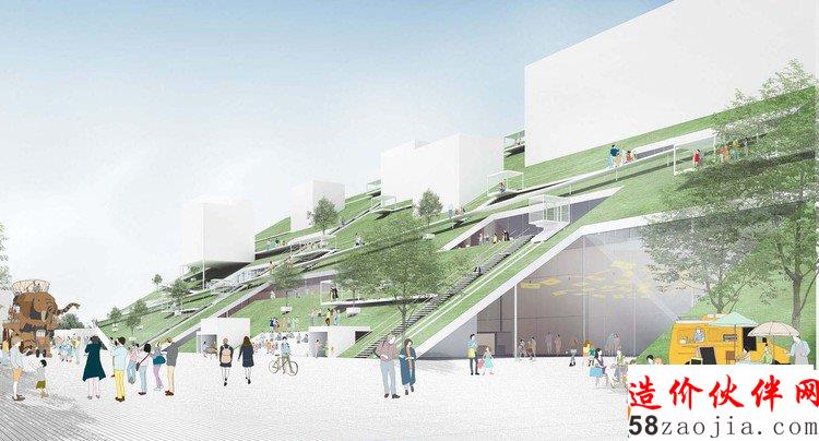 桃园美术馆竞赛结果公布!山本理顕事务所通过斜坡屋顶打造台湾“山丘”, 致谢 Riken Yamamoto & Field Shop