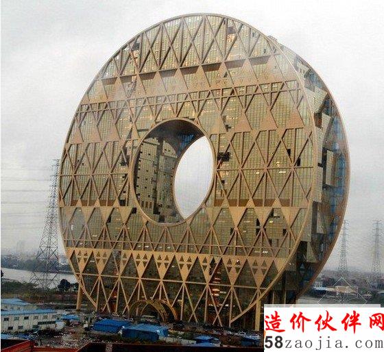 外观为金色圆环结构